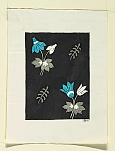 Floral design for printed textiles