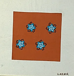 Floral design for printed textiles
