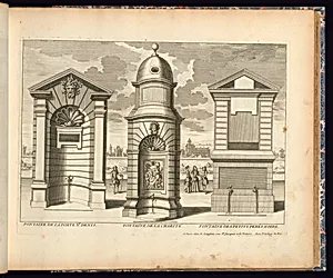FONTAINE DE LA PORTE ST. DENIS / FONTAINE DE LA CHARITÃ / FONTAINE DES PETITS PERES NOIRS