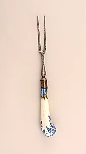 Fork with Porcelain Handle