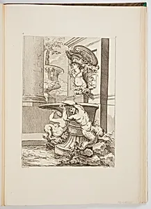 Fountain Design by Gilles-Marie Oppenord, French, 1672–1742