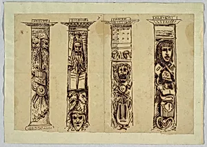 Four Columns to Italian Renaissance Writers