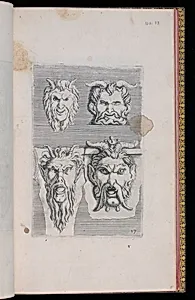 Four Mask (Mascaron) Designs
