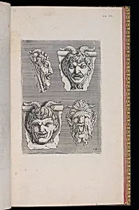 Four Mask (Mascaron) Designs