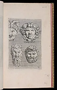 Four Mask (Mascaron) Designs