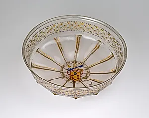 Fragment of a Footed Bowl with Medici Family Arms
