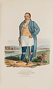 FRANCIS GODFROY; A Celebrated Chief Among the Miamis, from The Aboriginal Portfolio