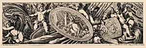Frieze: Trophies of Arms and Putti
