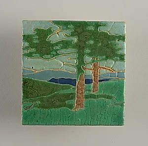 From a frieze called "The Pines" by Addison B. Le Boutellier, 1872 – 1951