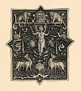 from a series of 12 "Ornaments for Goldsmiths" Grotesques