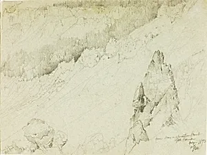 From near Inspiration Point, Yellowstone Canyon