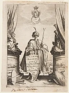 Frontispiece of Soliman, Second State