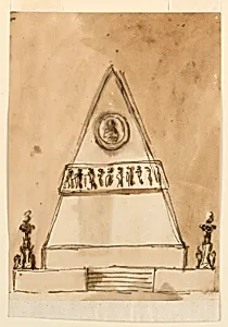 Funeral Decoration for Louis XVI by Giuseppe Barberi, Italian, 1746–1809