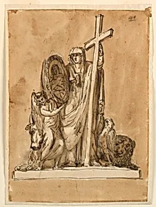 Funeral Decorations for King Louis XVI of France by Giuseppe Barberi, Italian, 1746–1809