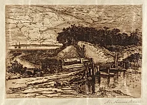 Gardiner's Bay, L.I., Seen from Fresh Pond
