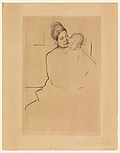Gardner (Cassatt) Held by His Mother