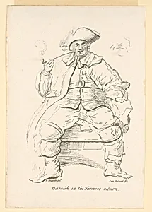 Garrick in the "Farmer's Return"