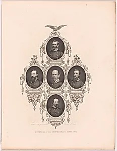 Generals Confederate Army No. 1
