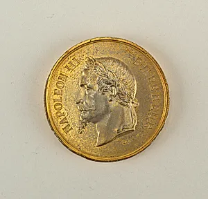 Gold Medal from the 1867 World's Fair in Paris by Unknown