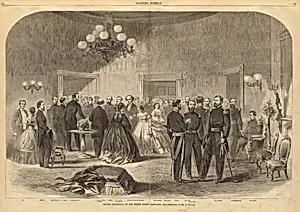 Grand Reception at the White House, January, 1862 by Unidentified Artist