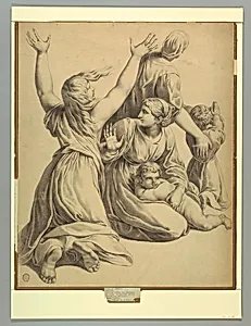 Group of Figures from Raphael's Incendio del Borgo