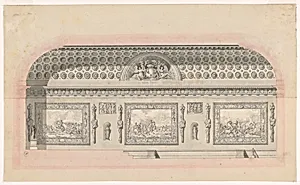 Hall Decoration, Hotel des Menus-Plaisirs, for the Assemblee des Notables