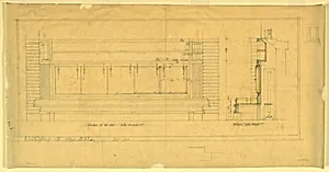 Hall Seat, Henry J. Allen Residence, Wichita, Kansas