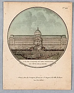 HÃ´tel des Invalides, Plate 44 from "Vues Pittoresques des Princepaux Ãdifices de Paris"