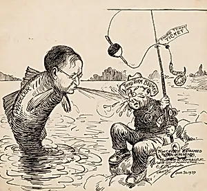 He Didn't Take the Bait by Clifford Kennedy Berryman, 2 Feb 1869 - 11 Dec 1949