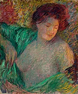 (Head of a Young Girl Facing Her Left)