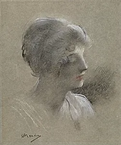 Head of a Young Lady
