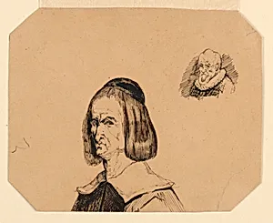 Heads of two men, in the style of Frans Hals