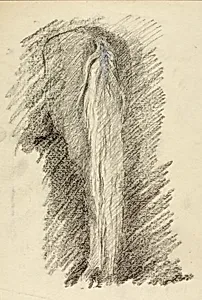 Horse Study by Solon H. Borglum
