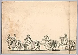 Horses for Float by Jacques-François Blondel, French, 1705–1774