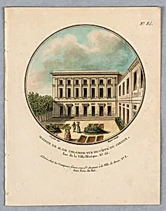 House of Mademoiselle de Colange, Plate 85 from "Vues Pittoresques des Principaux Ãdifices de Paris"