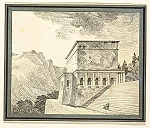Imaginary Classical Temple in the Mountains