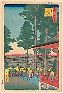 Inari Shrine at Oji (Oji Inari no yashiro) From the Series One Hundred Famous views of Edo