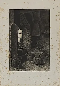 Interior of a Blacksmith's Shop