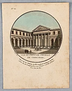 Interior of the School of Chemistry, Plate 30 of Vues Pittoresques de Principaux édifices de Paris