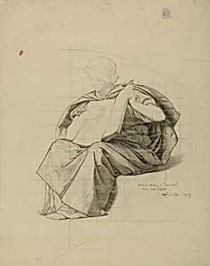 (Iowa State Capitol Rotunda) (Education, study for panel)