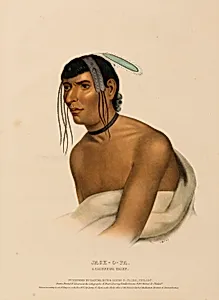 JACK-O-PA. A CHIPPEWA CHIEF., from History of the Indian Tribes of North America