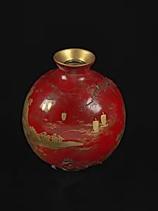 Japanese Lacquer Vase by Unidentified