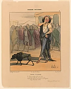 Jeunesse d'Alcibiade, plate 19 from the HIstoire Ancienne