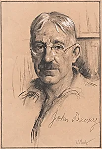 John Dewey by Samuel Johnson Woolf, 12 Feb 1880 - 3 Dec 1948