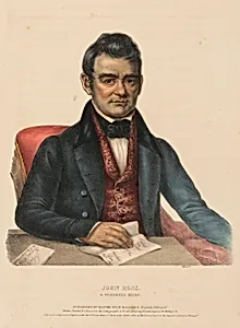 JOHN ROSS. A CHEROKEE CHIEF., from History of the Indian Tribes of North America