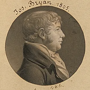 Joseph Bryan by Charles Balthazar Julien Févret de Saint-Mémin, 12 Mar 1770 - 23 Jun 1852