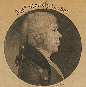 Joseph Mouchet by Charles Balthazar Julien Févret de Saint-Mémin, 12 Mar 1770 - 23 Jun 1852