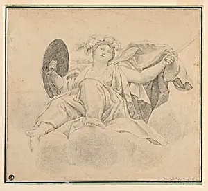 Juno Seated on a Cloud