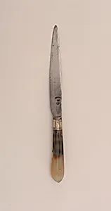 Knife with Agate Handle by Unknown