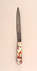 Knife with Porcelain Handle (One of Four)